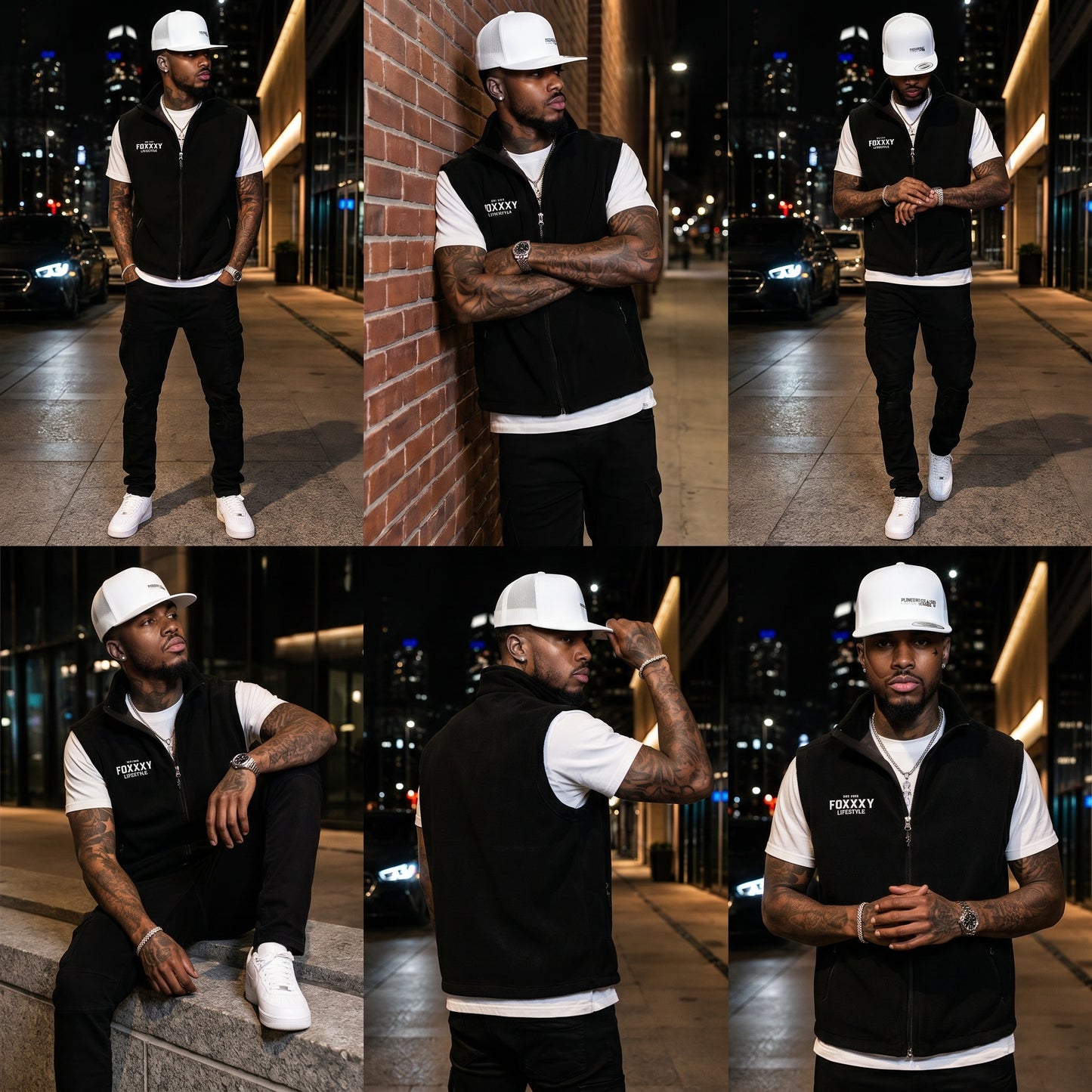 Foxxxy Lyfestyle Signature Fleece Vest | Premium Unisex Full-Zip Layer