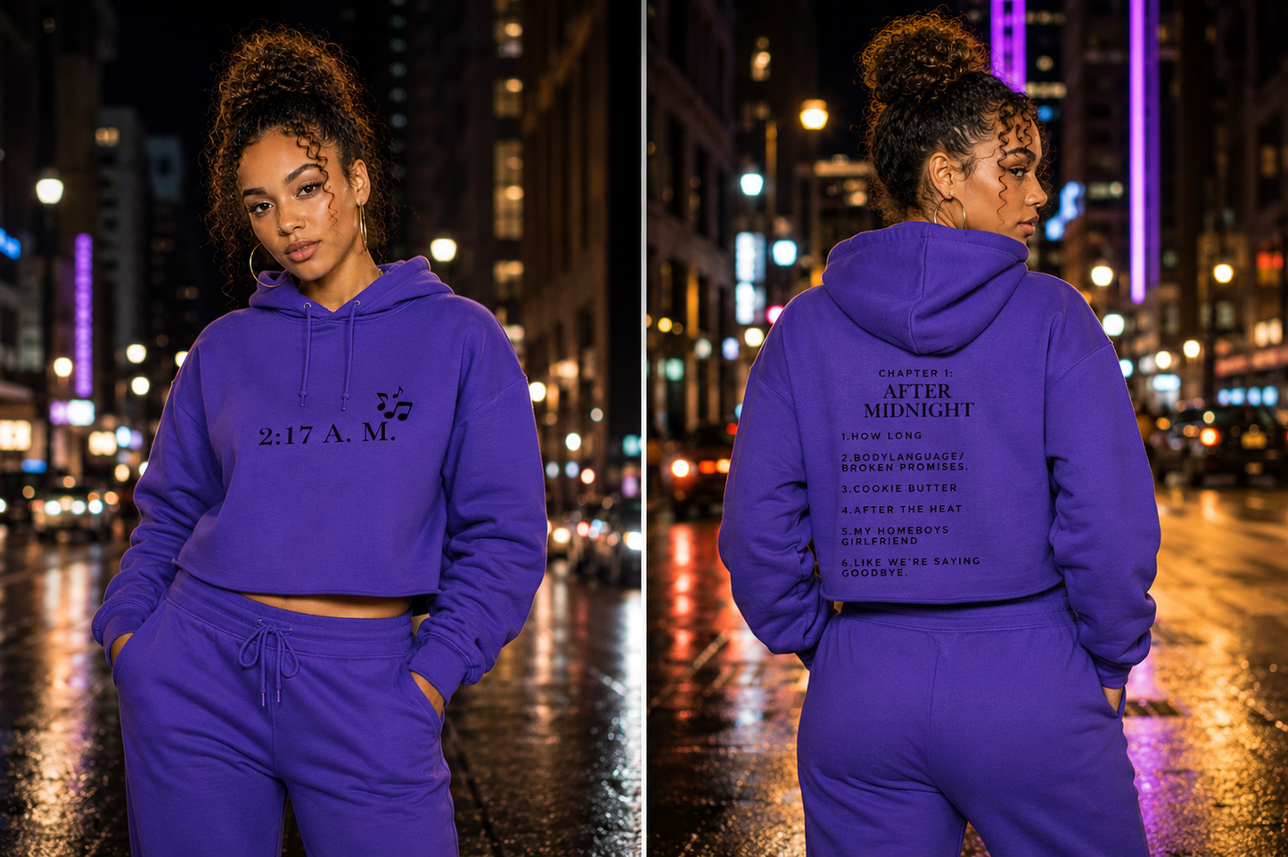 Women's Foxxxy Lyfestyle 2:17 A.M. Cropped Fleece