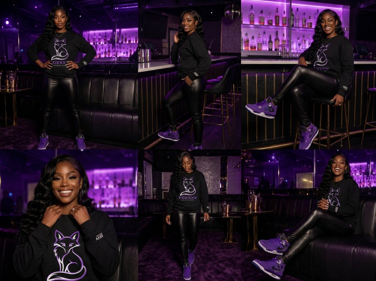 Foxxxy Lyfestyle Signature Heavy Blend Crewneck Sweatshirt | Premium Streetwear Essential